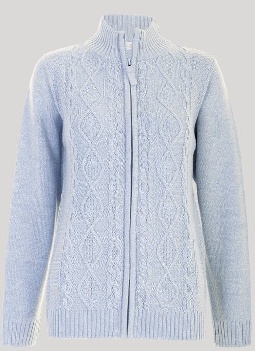 Zip Through Cardigan