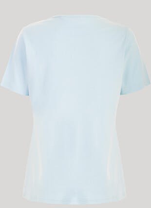 Pure Cotton Keyhole T-Shirt