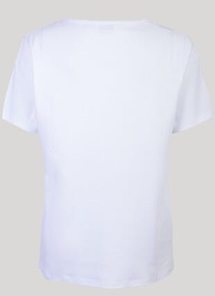 Pure Cotton V Neck T-Shirt