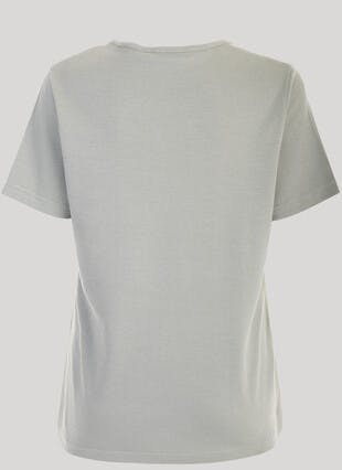 Pure Cotton Keyhole T-Shirt