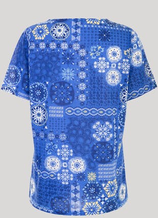 Printed Crew Neck T-Shirt