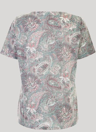 Printed Crew Neck T-Shirt