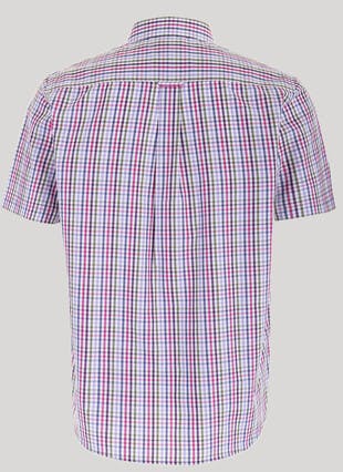 Short Sleeve Easy Case Check Shirt
