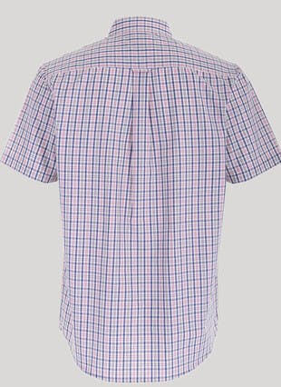 Short Sleeve Easy Case Check Shirt