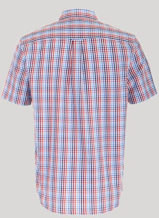 Short Sleeve Easy Case Check Shirt