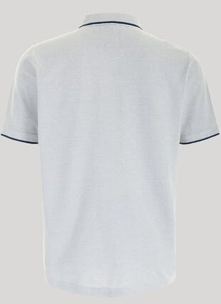 Cotton Contrast Trim Polo Shirt