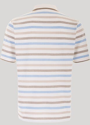 Cotton Striped Polo Shirt