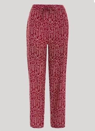 Tapered Print Trouser 