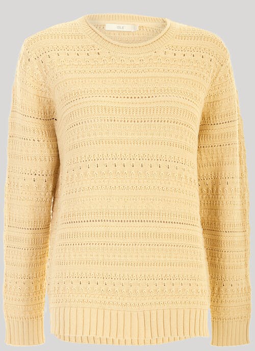 Pure Cotton Pointelle Jumper