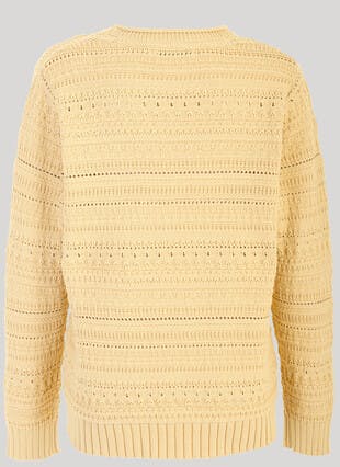 Pure Cotton Pointelle Jumper