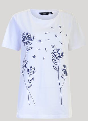 Sparkle White T-Shirt