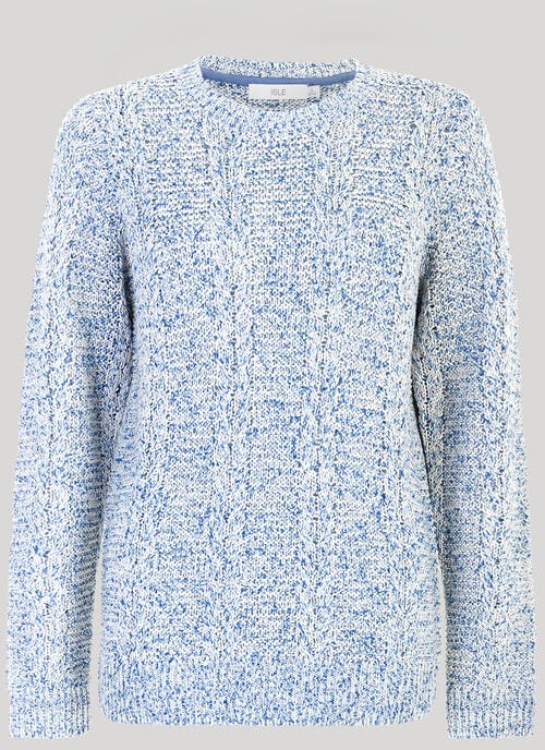 Cotton Rich Cable Knit Jumper