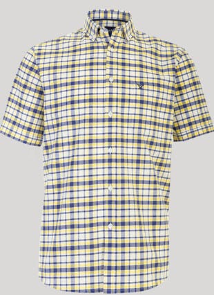 Short Sleeve Oxford Check Shirt
