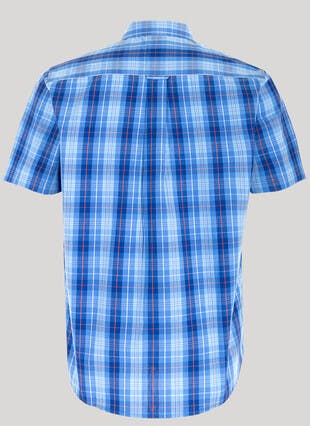 Short Sleeve Easy Case Check Shirt