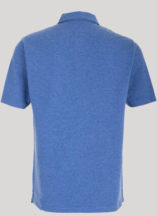 Textured Cotton Polo Shirt