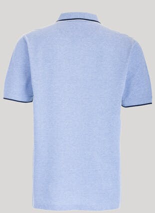 Cotton Contrast Trim Polo Shirt