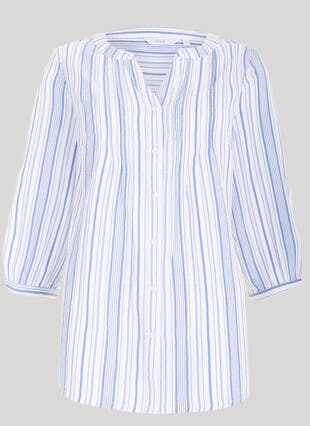 Pure Cotton Stripe Blouse