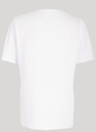 Pure Cotton Embroidered Paisley T-Shirt