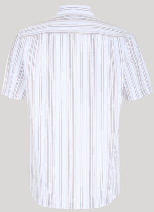 Pure Cotton Cheesecloth Stripe Shirt