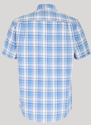 Cotton Blend Check Shirt