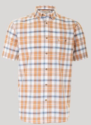 Pure Cotton Textured Check Shirt