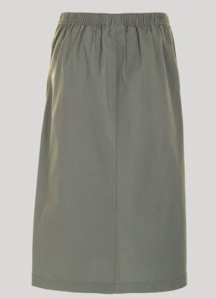 Pure Cotton Chambray Skirt
