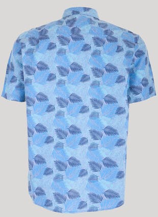 Cotton Poplin Print Shirt