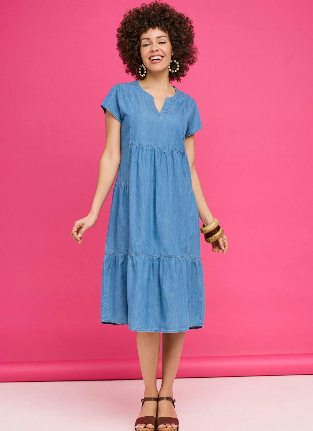 soft denim dress uk Soft denim dress 29.99 Fits uk 16-28