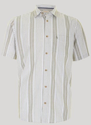 Pure Cotton Stripe Shirt