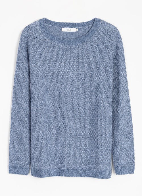 Textured Crew Neck Jumper