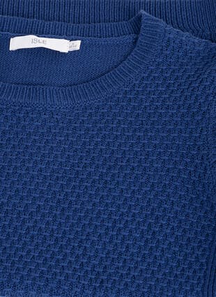 Textured Crew Neck Jumper