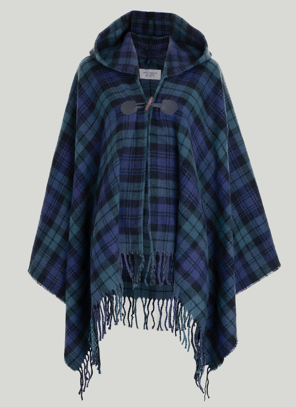 Hooded Check Wrap | EWM