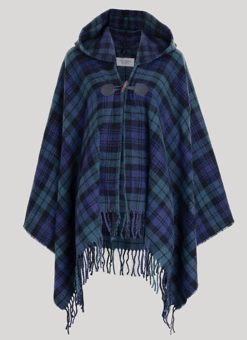 Hooded Check Wrap