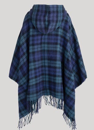 Hooded Check Wrap