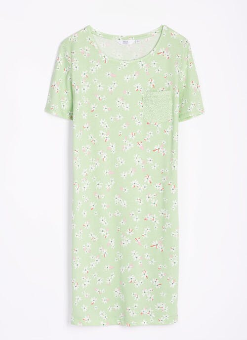 Pure Cotton Printed Nightdress