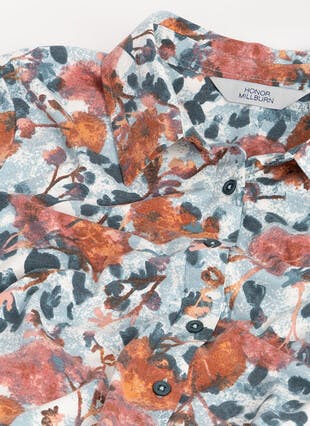 Soft Touch Print Blouse