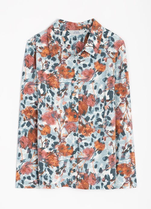 Soft Touch Print Blouse 