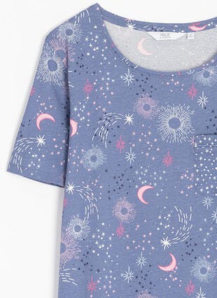 Pure Cotton Printed Nightdress