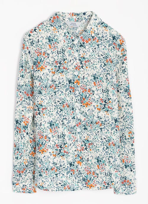 Easy Care Print Blouse 