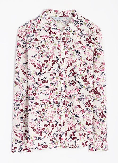 Easy Care Print Blouse 