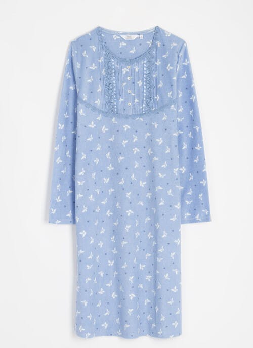 Cosy Fleece Printed Nightdress