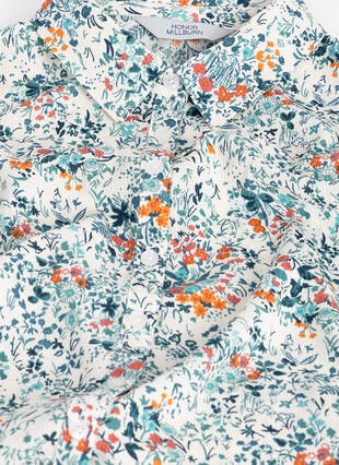 Easy Care Print Blouse 