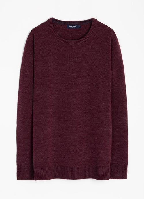 Textured Knit Crew Neck Jumper