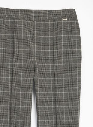 Comfort Fit Woven Check Trousers
