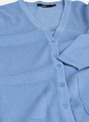 Merino Wool V Neck Cardigan