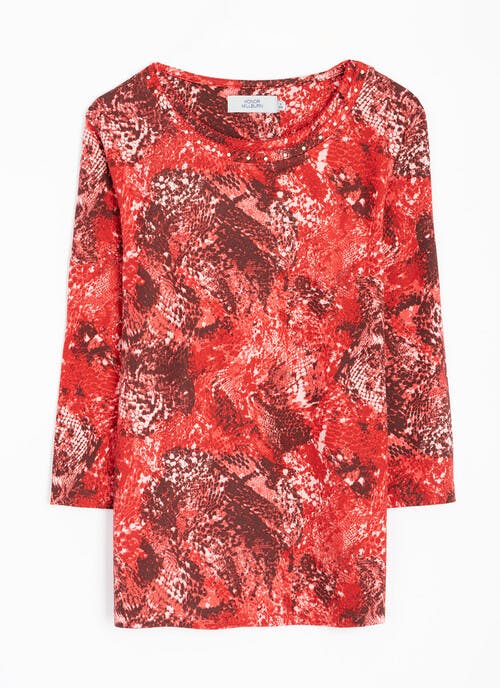 Warm Touch Jersey Embellished Top 