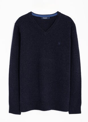Lambswool V Neck Jumper