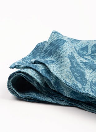 Lightweight Block Print Scarf 