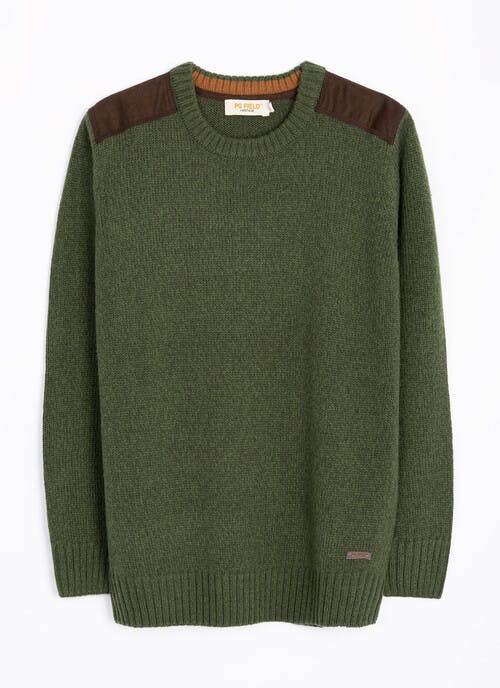 Textured Knit Crew Neck Jumper