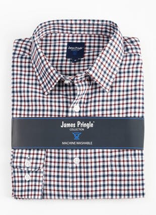 Long Sleeve Brushed Check Shirt